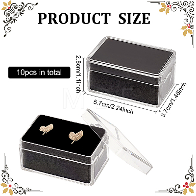 Acrylic Jewelry Storage Box CON-WH0089-10A-1