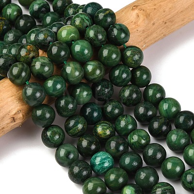 Natural African Jade Beads Strands G-K091-10mm-1