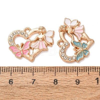 Alloy Enamel Pendants RB-CBAA987-22KCG-1
