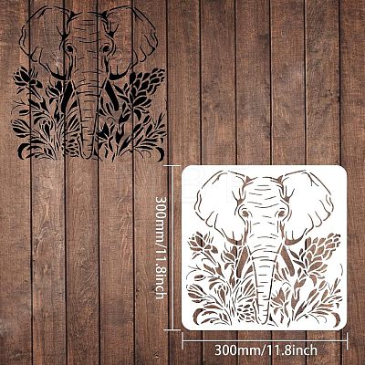 Plastic Reusable Drawing Painting Stencils Templates DIY-WH0172-501-1
