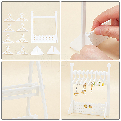Acrylic Earrings Display Hanger EDIS-WH0029-34-1