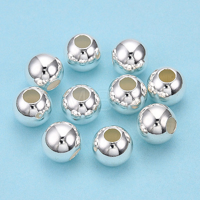 925 Sterling Silver Beads STER-S002-12A-10mm-1