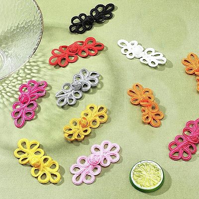  36pairs 9 colors Handmade Chinese Frogs Knots Buttons Sets BUTT-NB0001-46-1