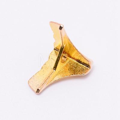 Zinc Alloy Box Corner Protectors PALLOY-WH0070-92G-1