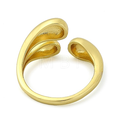Brass Open Cuff Rings RJEW-B051-38G-1