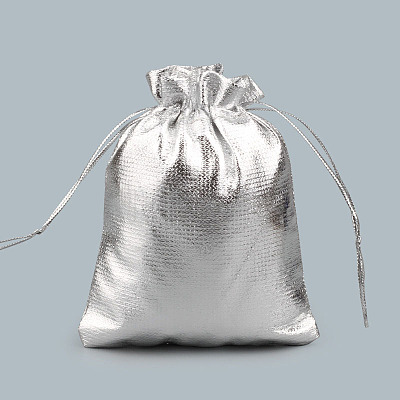 Rectangle Organza Drawstring Jewelry Gift Bags PAAG-PW0005-02A-1