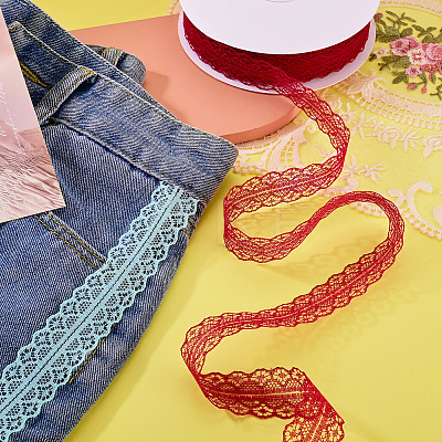Polyester Lace Ribbon OCOR-TAC0025-008B-1