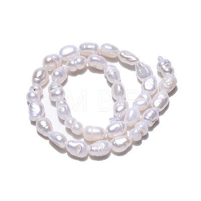 Natural Cultured Freshwater Pearl Beads Strands PEAR-N014-04E-01-1
