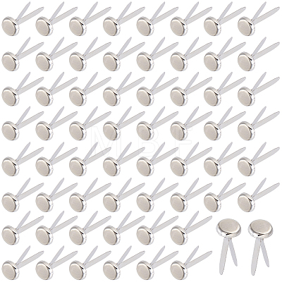 300Pcs Alloy Brads FIND-GF0009-77G-1