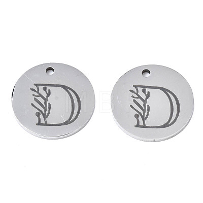 Non-Tarnish 304 Stainless Steel Charms STAS-T059-26P-D-1