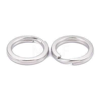 304 Stainless Steel Keychain Clasps X-KEYC-D049-05-1