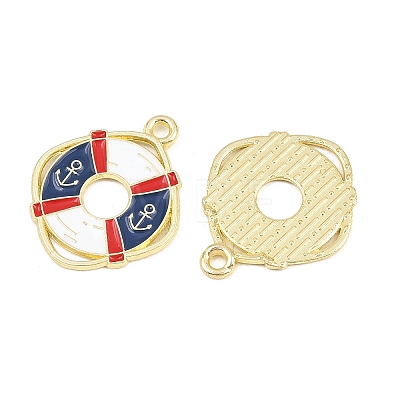Alloy Enamel Pendants FIND-E057-01C-1