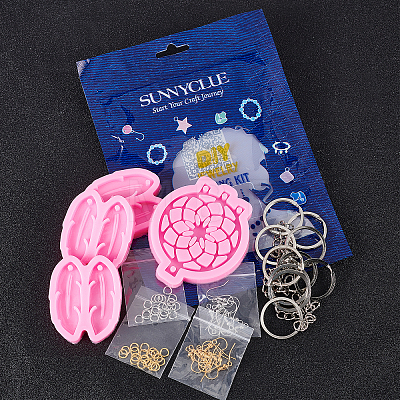 SUNNYCLUE DIY Keychain & Earring Epoxy Resin Crafts DIY-SC0015-58-1