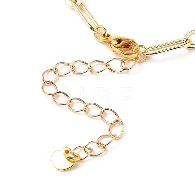 Alloy Rhinestone Link Bracelets BJEW-JB05673-1