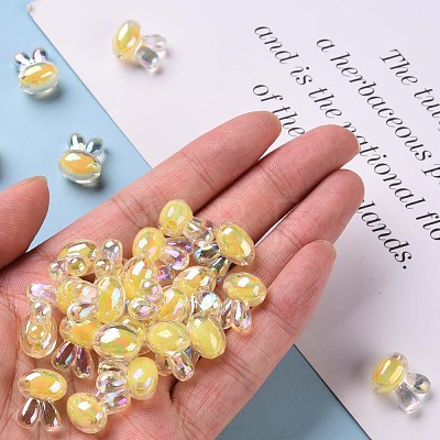 Transparent Acrylic Beads TACR-S152-05B-SS2105-1