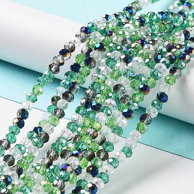 Glass Beads Strands EGLA-A034-M4mm-24-1