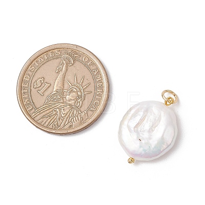 Natural Keshi Pearl Pendants PALLOY-JF04189-02-1
