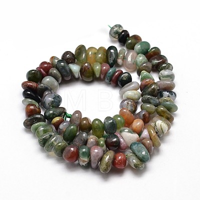 Natural Indian Agate Chip Beads Strands G-E271-106-1