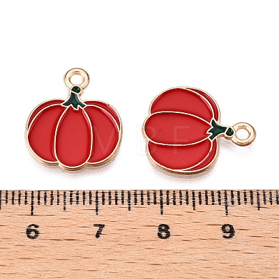 Thanksgiving Day Theme Alloy Enamel Pendants ENAM-T020-35M-1