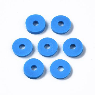 Eco-Friendly Handmade Polymer Clay Beads CLAY-R067-6.0mm-B33-1