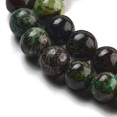 Natural Azurite Beads Strands G-Z063-A04-03-1