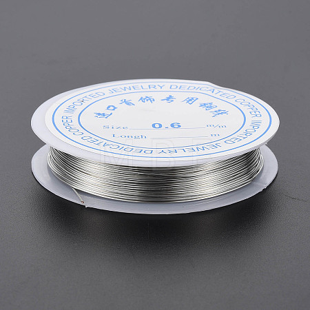 Round Copper Jewelry Wire X-CWIR-S002-0.6mm-01-1