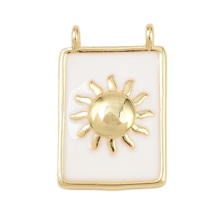 Brass Enamel Pendants KK-L251-01G-D04-1