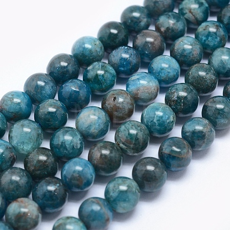 Natural Apatite Beads G-E481-05-8mm-1