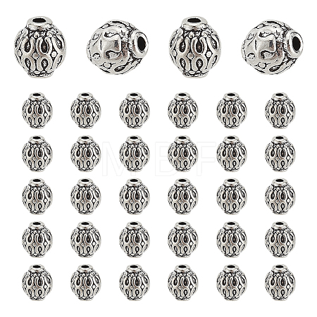 50Pcs Tibetan Style Alloy Beads TIBEB-LP0001-01-1