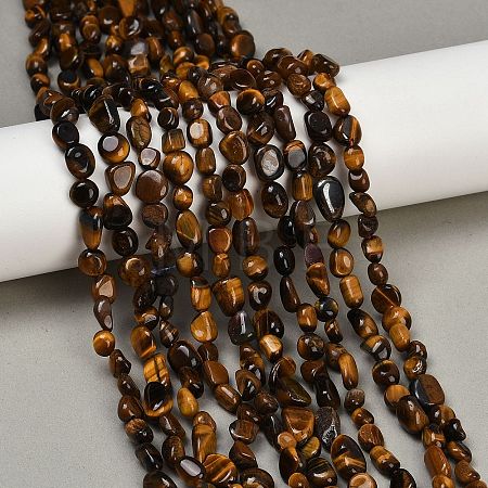 Natural Tiger Eye Beads Strands G-Q060-D08-1