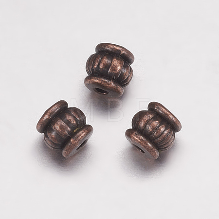 Tibetan Style Alloy Beads X-TIBEB-Q043-R-FF-1