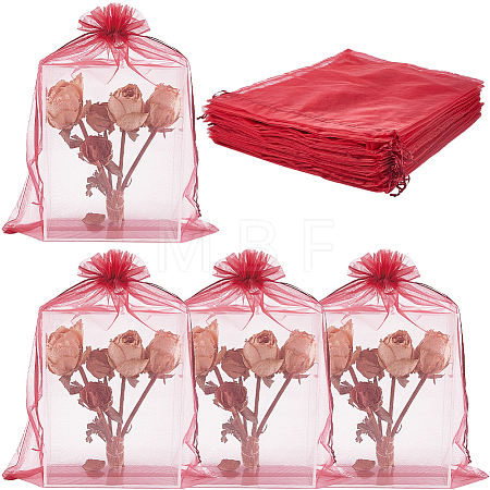 30pcs Large Organza Pouches Portable Shoes Bag Travel Storage Drawstring Bags OP-SP0001-03B-04-1