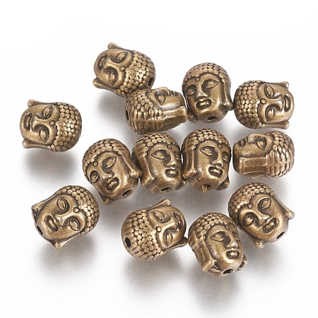 Tibetan Style Alloy Beads X-TIBEB-60542-AB-FF-1