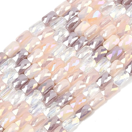 Electroplate Glass Beads Strands EGLA-D300-05-09-1