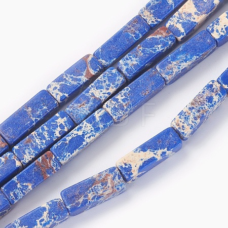 Synthetic Imperial Jasper Bead Strands X-G-E508-02D-1