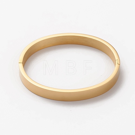304 Stainless Steel Bangles STAS-I169-03B-G-1