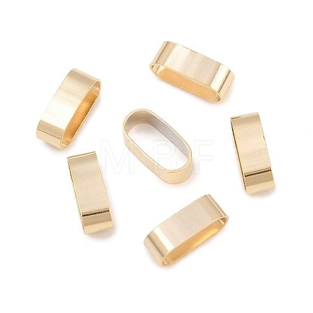 Brass Slide Charms KK-C163-23C-G-1