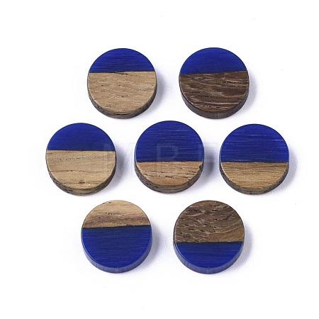 Resin & Wood Cabochons RESI-S358-70-H28-1