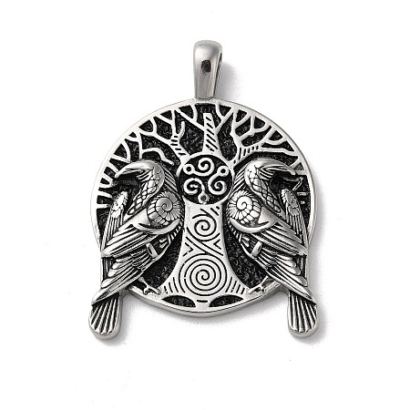 Viking 304 Stainless Steel Big Pendants STAS-L223-09AS-1