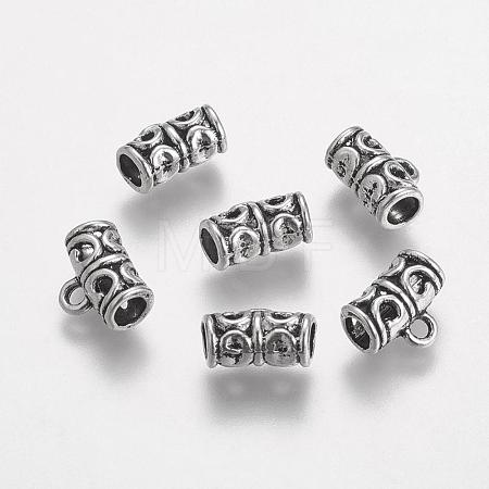 Tibetan Style Tube Bails X-TIBE-I020-AS-1