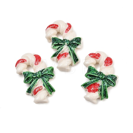 Christmas Opaque Resin Cabochons LS-RESI-XCP0002-66C-1