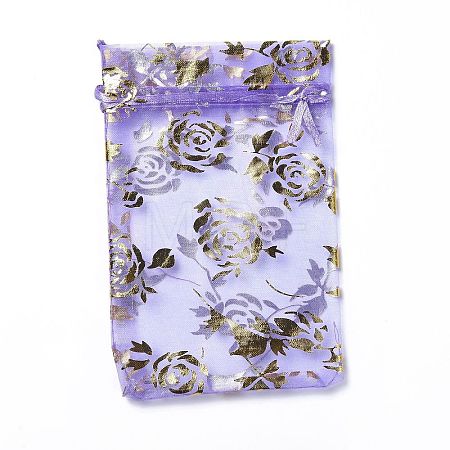 Organza Drawstring Jewelry Pouches OP-I001-C02-1