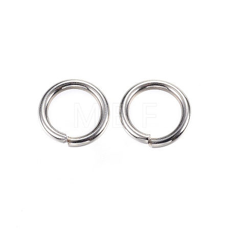 Tarnish Resistant 304 Stainless Steel Open Jump Rings LS-X-STAS-D448-093P-10mm-1