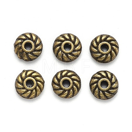 Tibetan Style Alloy Spacer Beads K0P9F071-1