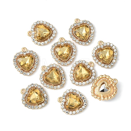 Alloy Crystal Rhinestone Charms ALRI-YW0001-01A-1