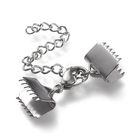 Tarnish Resistant 304 Stainless Steel Curb Chain Extender STAS-K195-21P-03-1