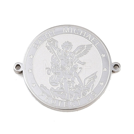 Religion 304 Stainless Steel Connector Charms STAS-I368-03P-01-1