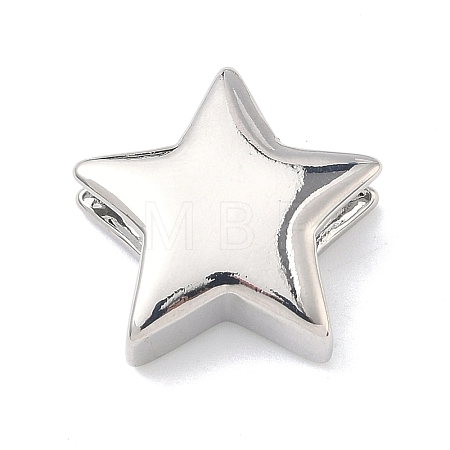 Star Brass Slide Charms X-KK-P349-18A-P-1