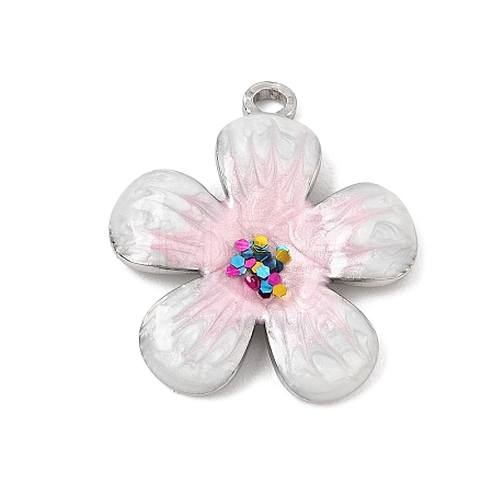 304 Stainless Steel Enamel Pendants SA-CBAA487-04P-03-1
