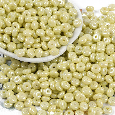 Opaque Colours Luster Glass Seed Beads SEED-P008-01C-08-1